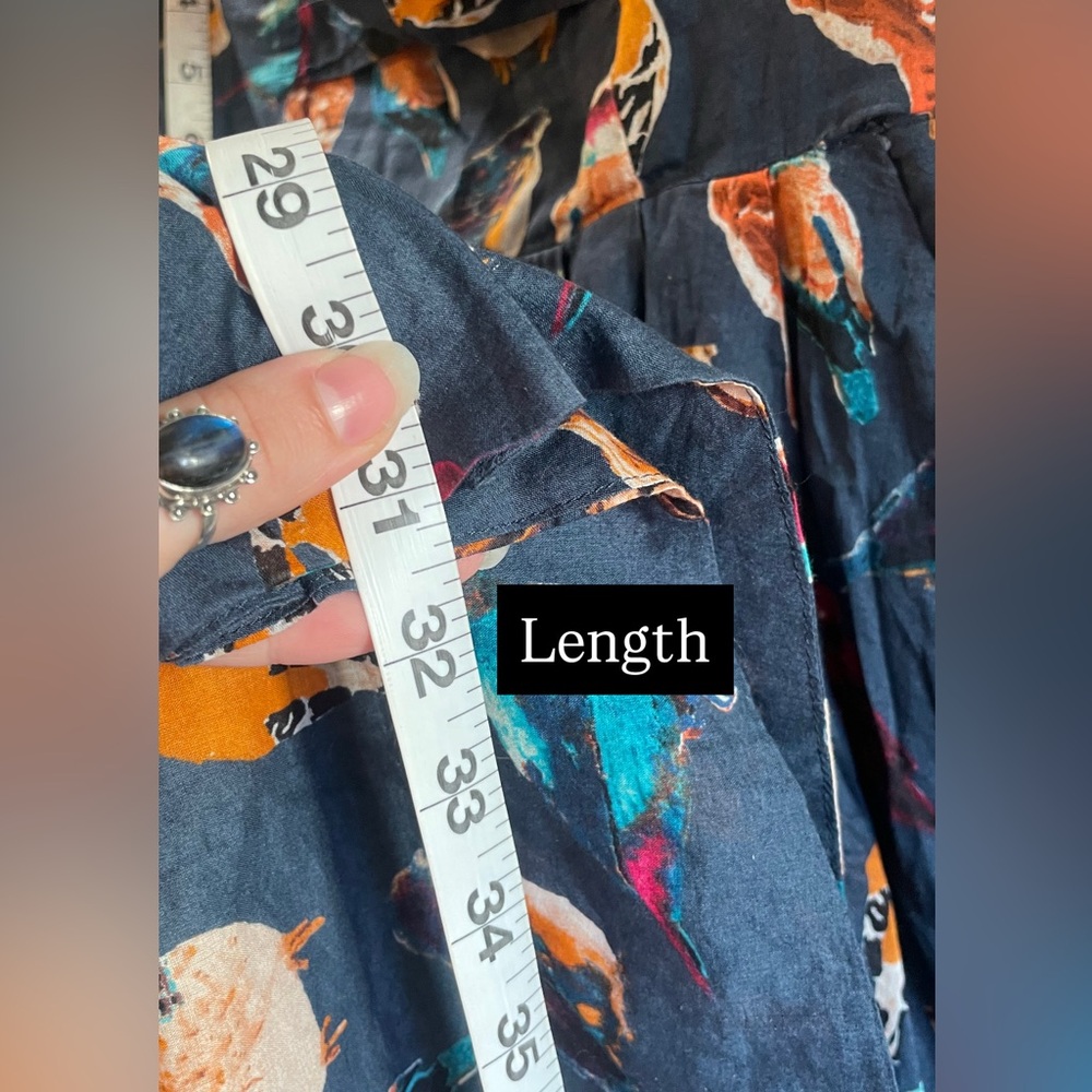 Anthropologie Strapless Native Birds Dress - Picture 9 of 13